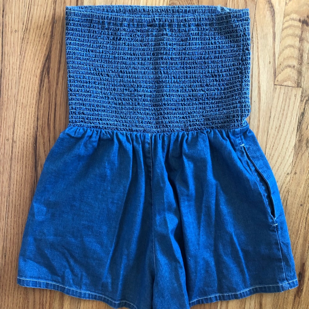 American Apparel Denim Romper PRE-GUILDAN